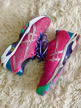 ASICS Women’s Gel Solution Speed Flexion Fit Running Tennis Shoe Sneaker Pink